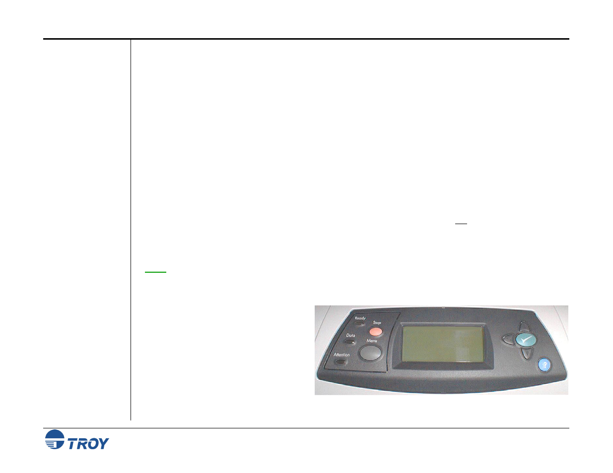 Section 6 - using the printer control panel, Introduction, Security | Functionality | TROY Group MICR_IRD 9050 Security Printing Solutions User’s Guide User Manual | Page 99 / 160