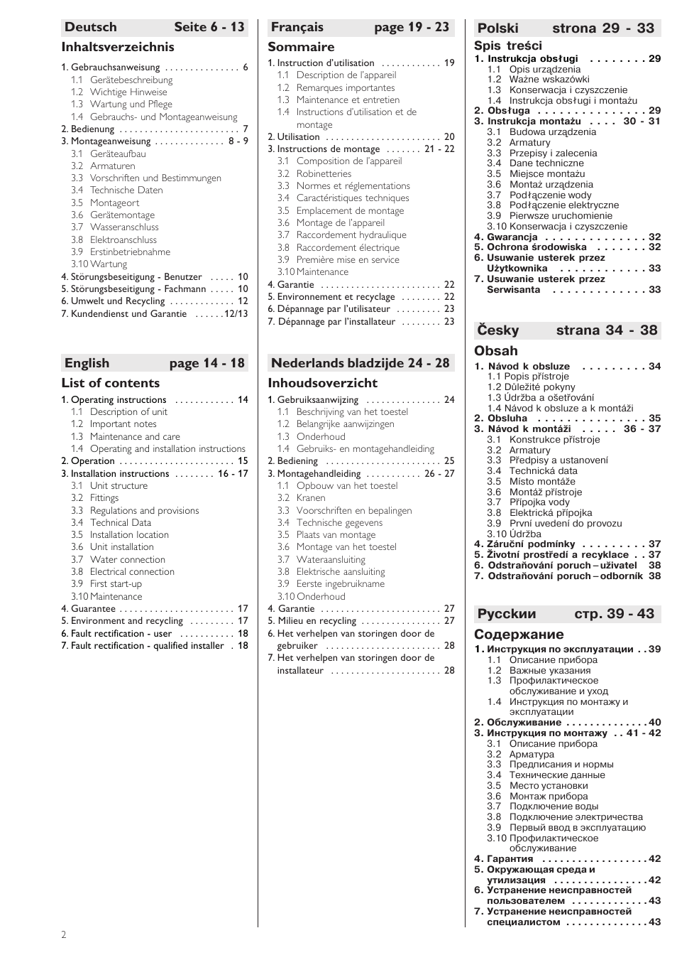STIEBEL ELTRON SHZ 30 LCD User Manual | Page 2 / 44