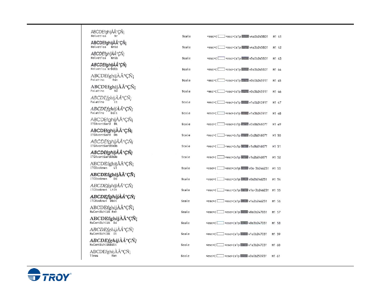 TROY Group Hewlett-Packard LaserJet 2055 Font DIMM Kit User’s Guide User Manual | Page 28 / 40