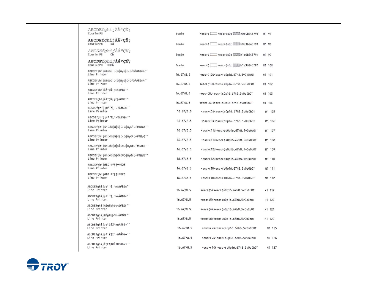 TROY Group Hewlett-Packard LaserJet 2055 Font DIMM Kit User’s Guide User Manual | Page 30 / 40