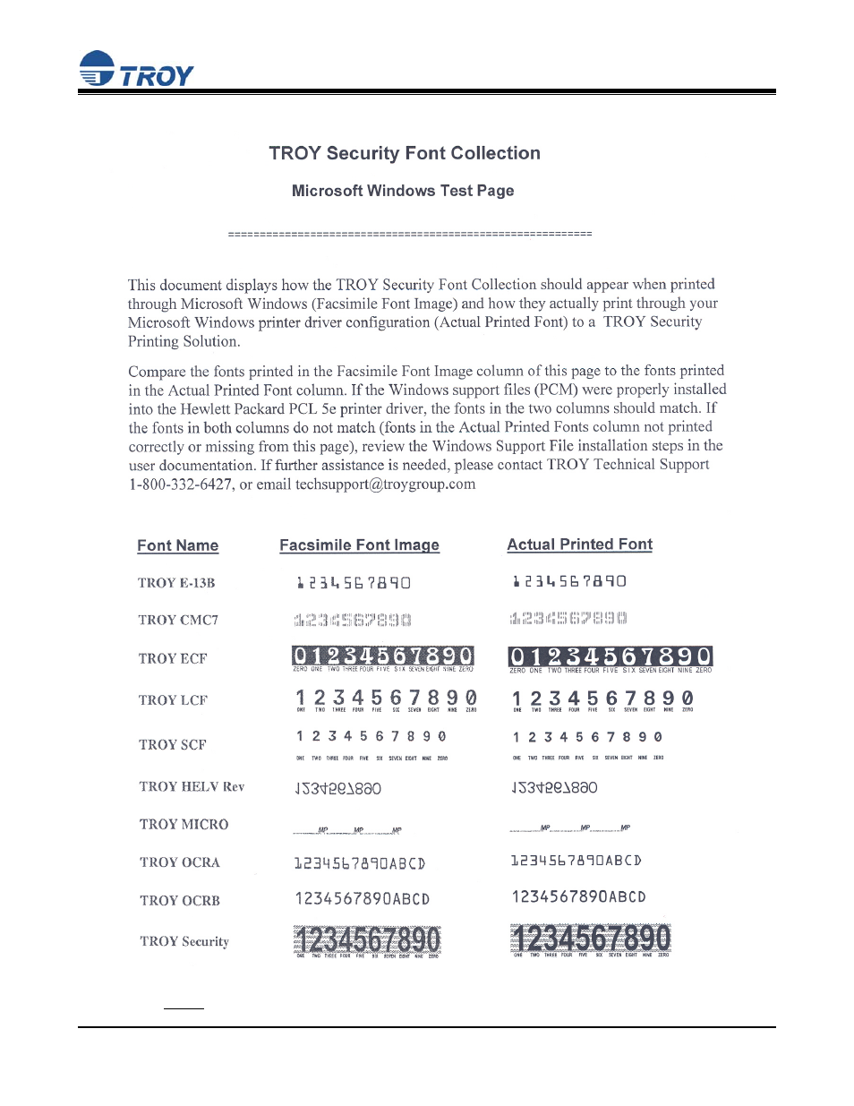 Quick-start guide, Page 9 of 11 | TROY Group Hewlett-Packard LaserJet 3005 Font Card Kit Quick-Start Guide User Manual | Page 9 / 11