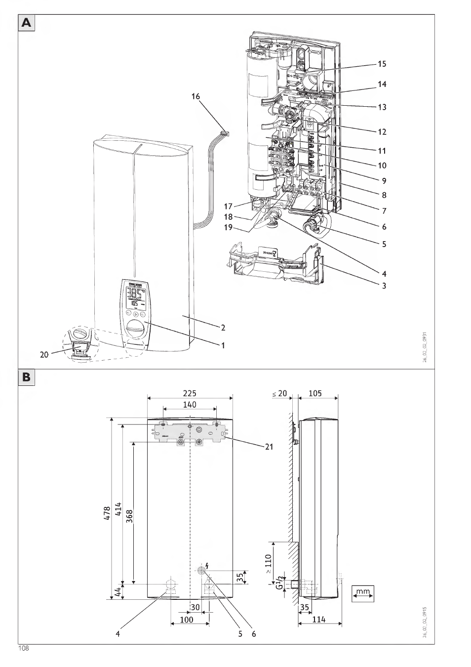 STIEBEL ELTRON DHE 18 SLI 25 A User Manual | Page 108 / 176