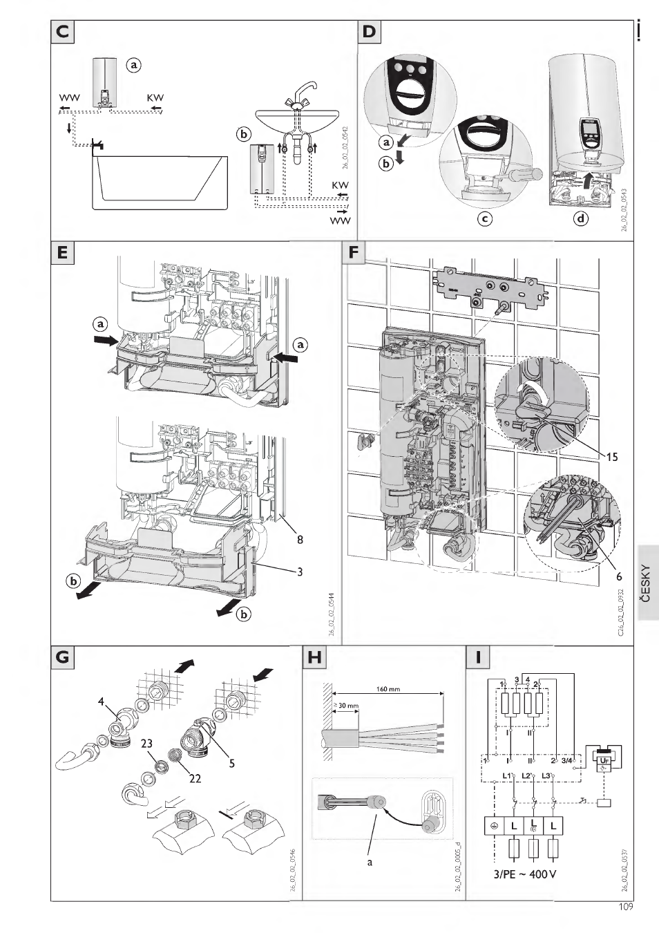 Ппr==п с, Íflmpteáiii, Î-r ti | S=r/î | STIEBEL ELTRON DHE 18 SLI 25 A User Manual | Page 109 / 176