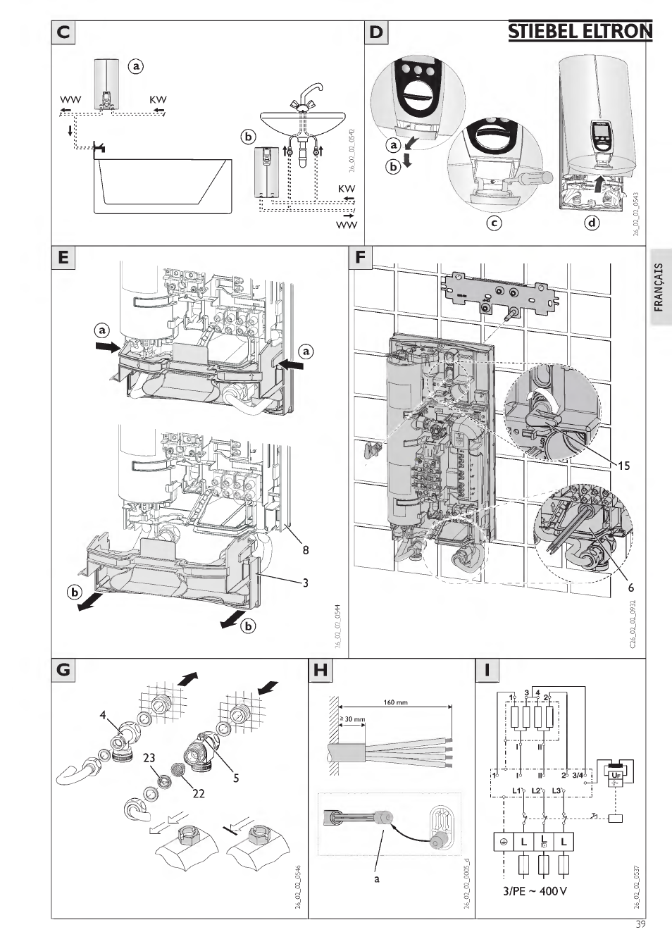 Dstiebel eltrori, H.щг | STIEBEL ELTRON DHE 18 SLI 25 A User Manual | Page 39 / 176