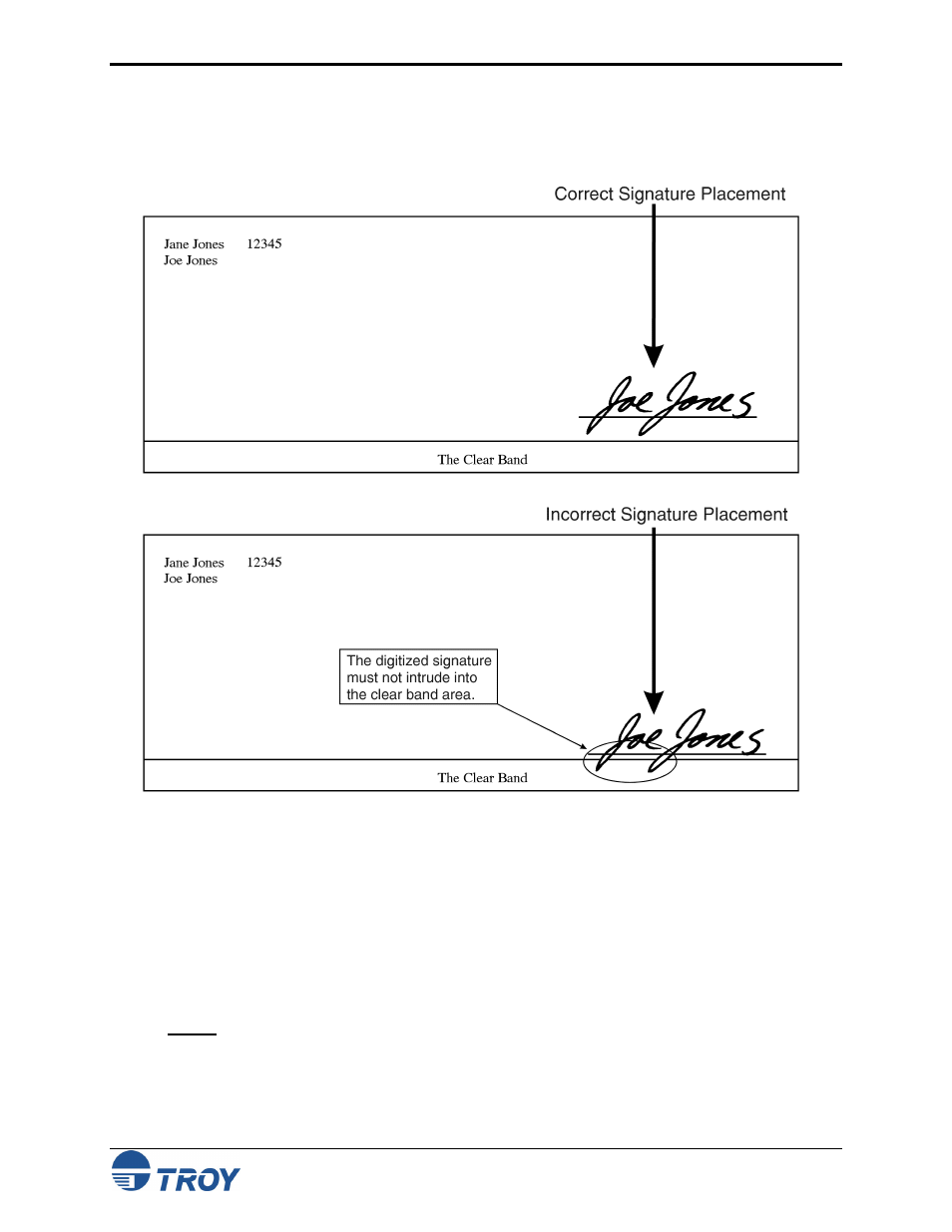 Digitized image placement | TROY Group MICR Basics Handbook User Manual | Page 13 / 21