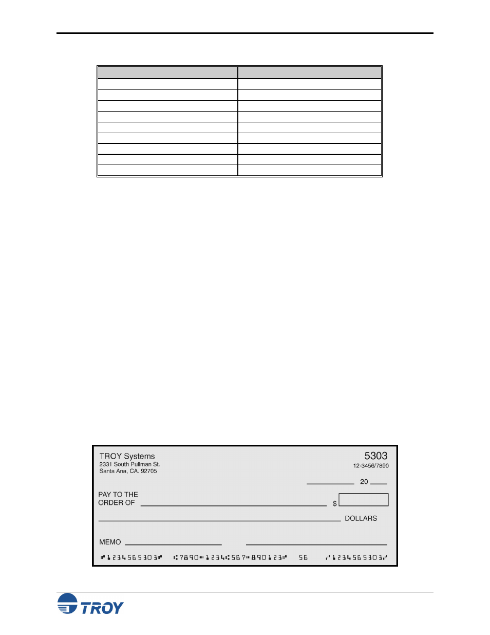 International micr standards, How micr works, The micr check | TROY Group MICR Basics Handbook User Manual | Page 6 / 21