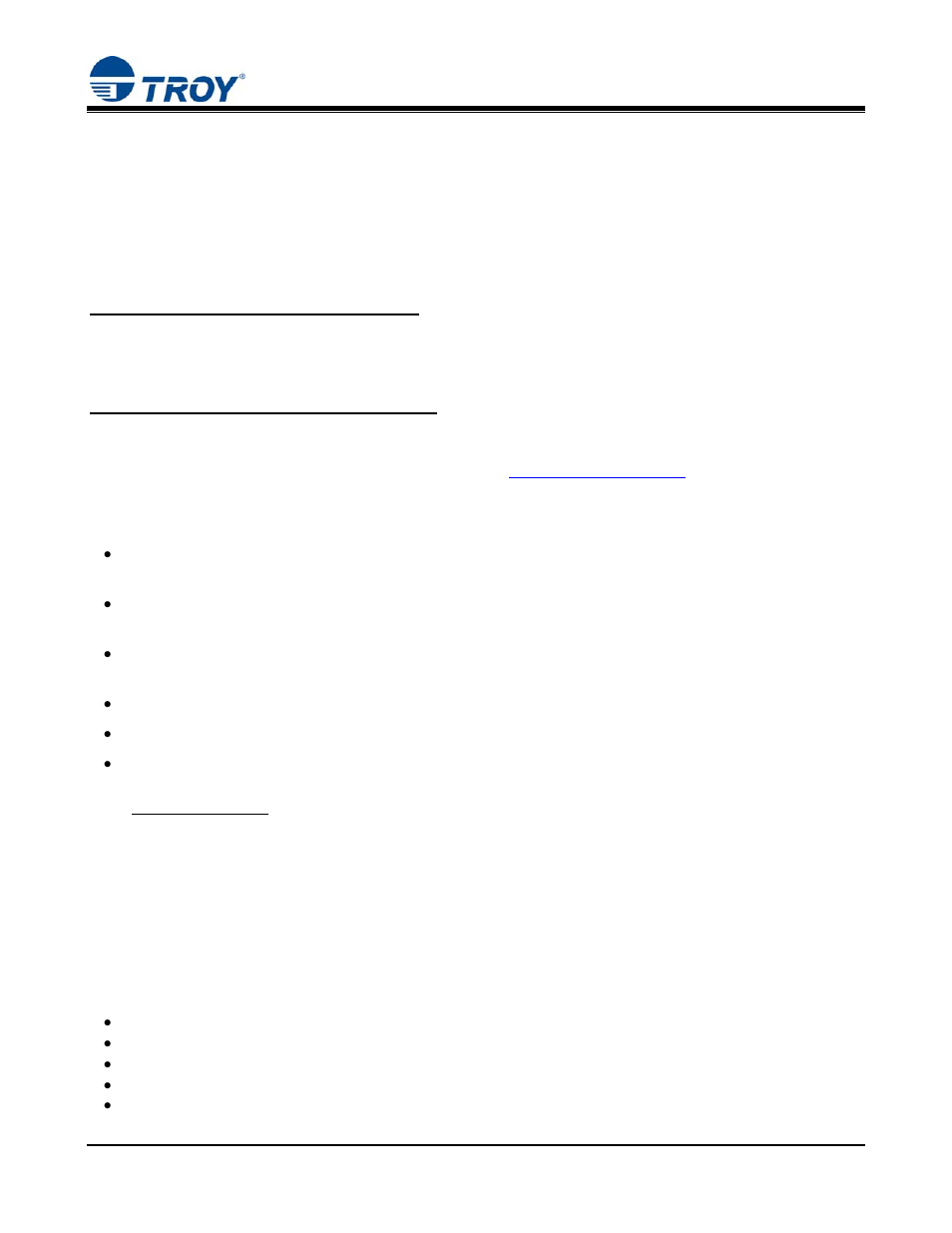 Quick-start guide, Page 13 of 13, Obtaining technical assistance | Troy product return policy and procedure, Reference material | TROY Group MICR_IRD M600 series Security Printing Solutions Quick-Start Guide User Manual | Page 13 / 13