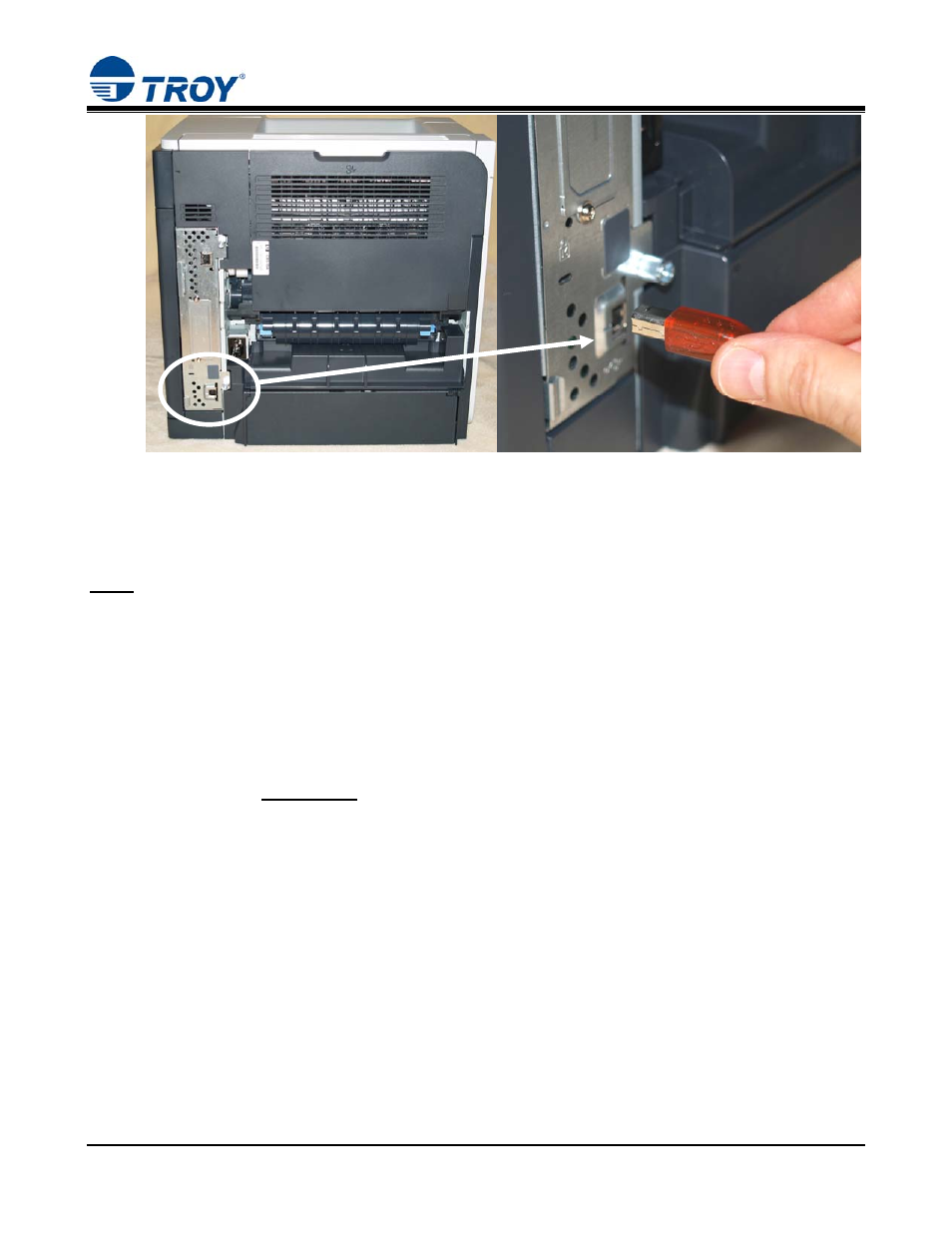 Quick-start guide, Step 3, Page 5 of 13 | Install the troy, Support files for microsoft, Windows | TROY Group MICR_IRD M600 series Security Printing Solutions Quick-Start Guide User Manual | Page 5 / 13