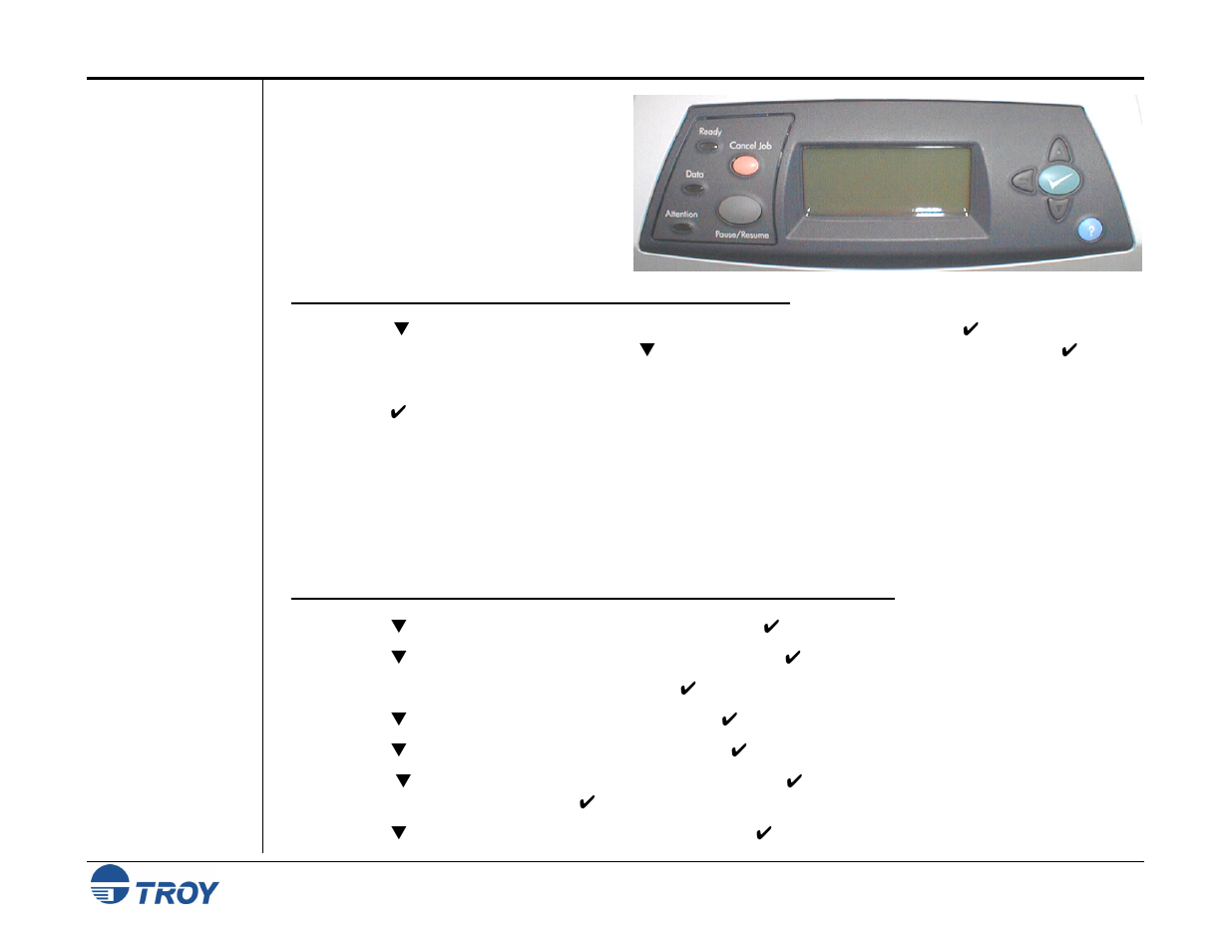 Functionality, Accessing printer features, Entering the administrator password | TROY Group MICR_IRD 4300 Security Printing Solutions User’s Guide User Manual | Page 112 / 164