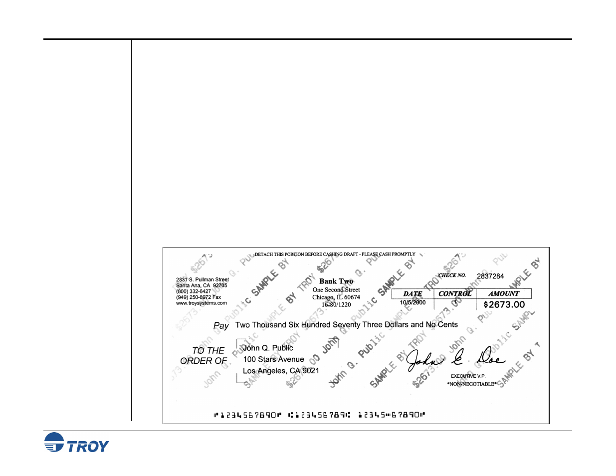 Generating the troymark background pattern | TROY Group MICR_IRD 4300 Security Printing Solutions User’s Guide User Manual | Page 63 / 164