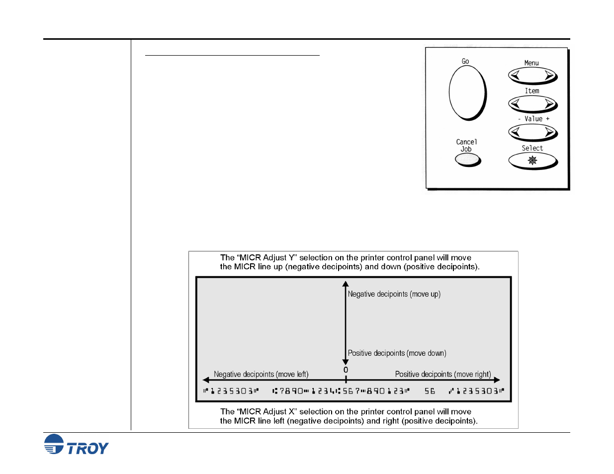 TROY Group MICR_IRD 9000 1UP MICR Printing Solutions User’s Guide User Manual | Page 105 / 160