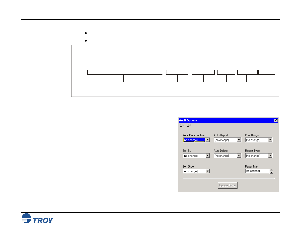 Troy detailed audit report | TROY Group MICR_IRD 9000 1UP MICR Printing Solutions User’s Guide User Manual | Page 68 / 160