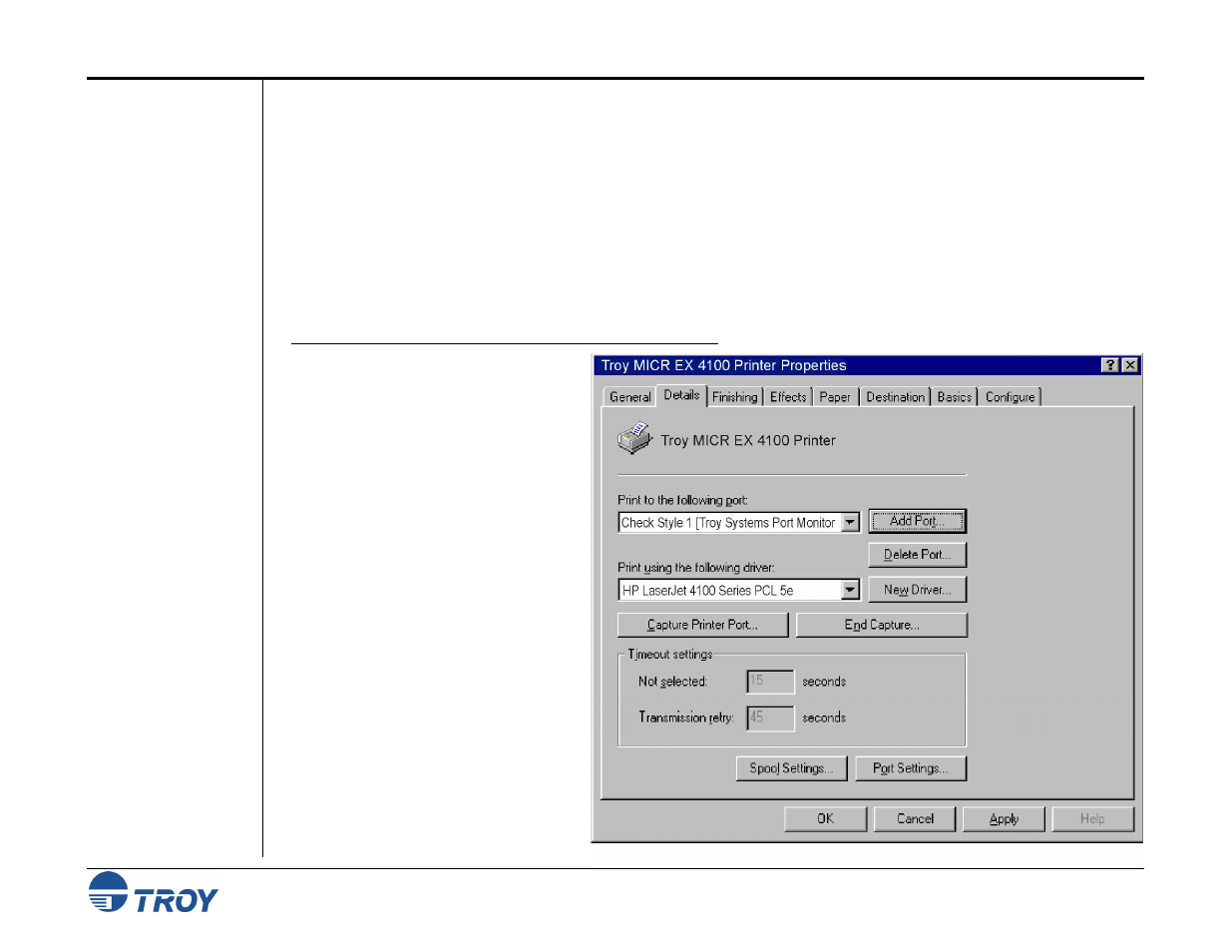 Installing the troy port monitor, Accessing the troy port monitor | TROY Group MICR_IRD 9000 1UP MICR Printing Solutions User’s Guide User Manual | Page 92 / 160