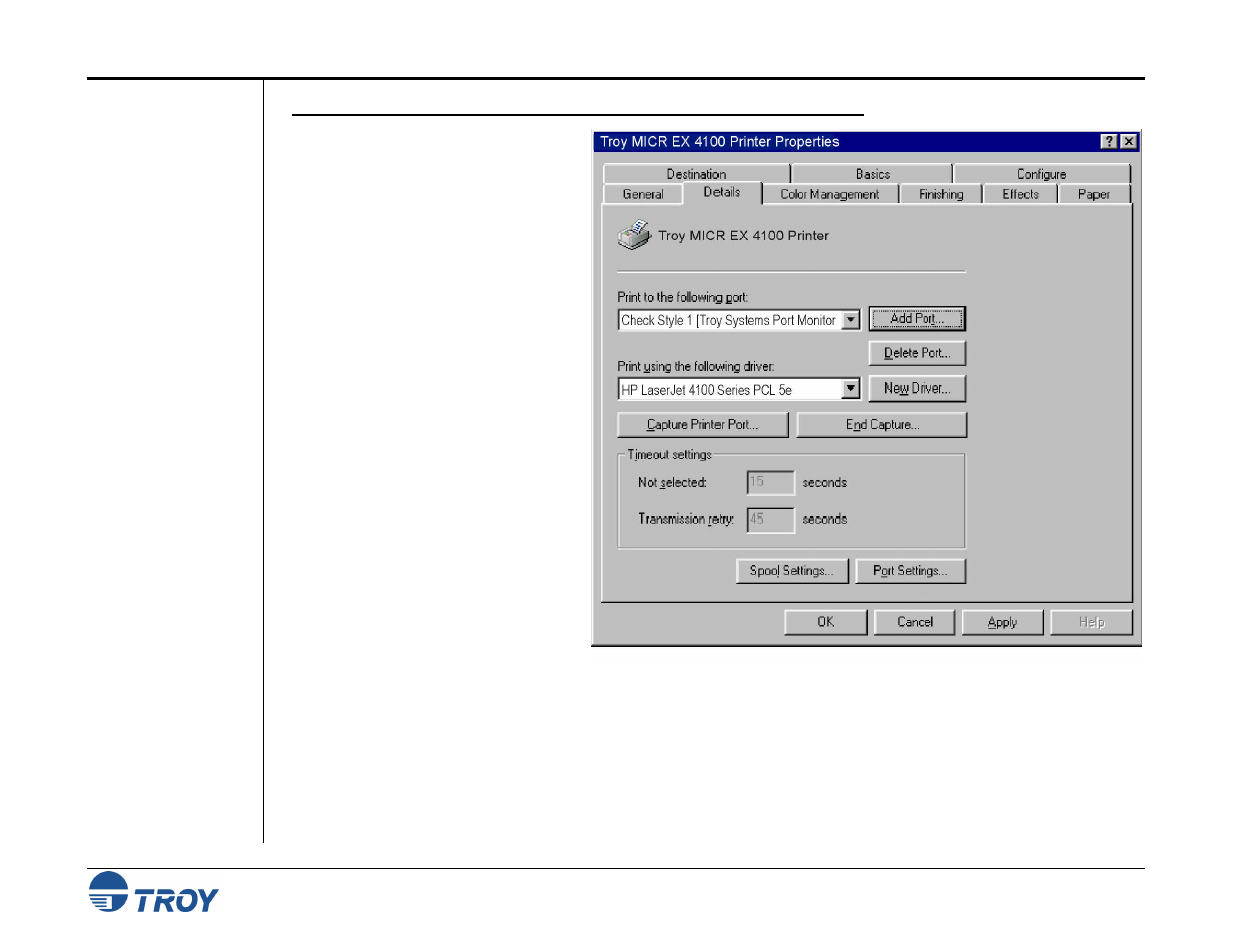 TROY Group MICR_IRD 9000 1UP MICR Printing Solutions User’s Guide User Manual | Page 93 / 160