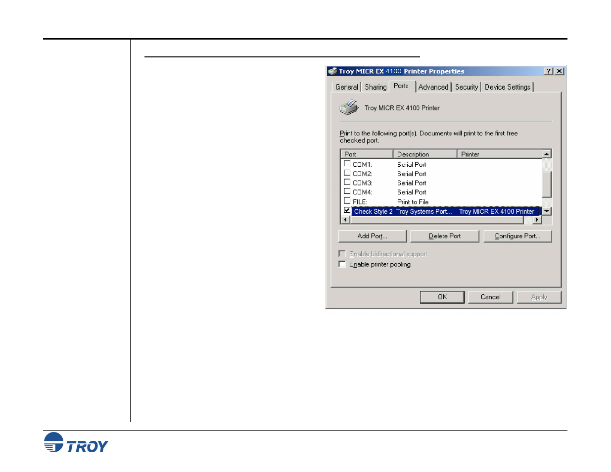 TROY Group MICR_IRD 9000 1UP MICR Printing Solutions User’s Guide User Manual | Page 94 / 160