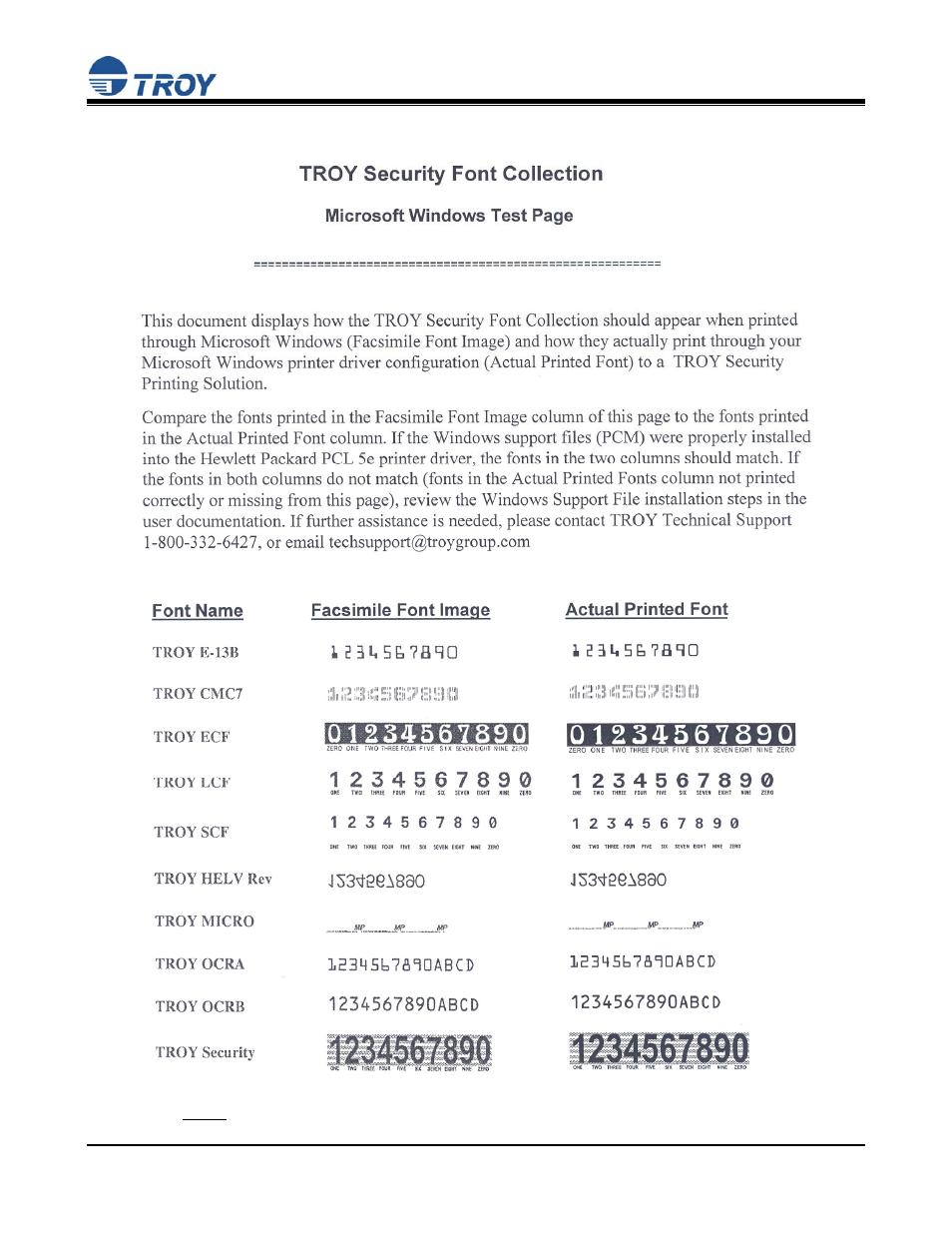 Quick-start guide, Page 8 of 9 | TROY Group Hewlett-Packard LaserJet 9000 Font DIMM Kit Quick-Start Guide User Manual | Page 8 / 9