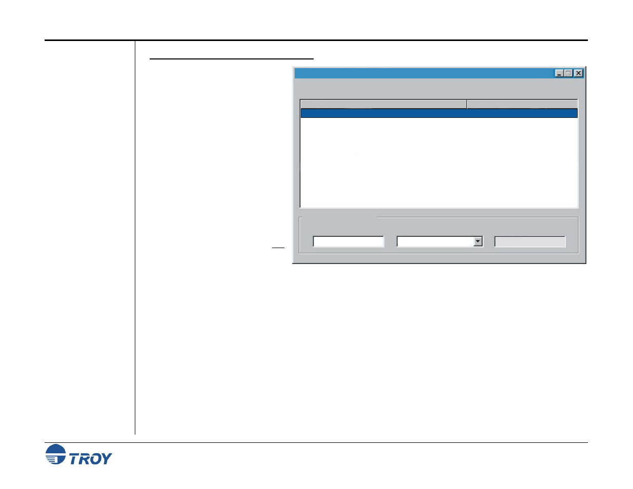 Basic printer utility operations | TROY Group MICR_IRD 3005 Security Printing Solutions User’s Guide User Manual | Page 49 / 160