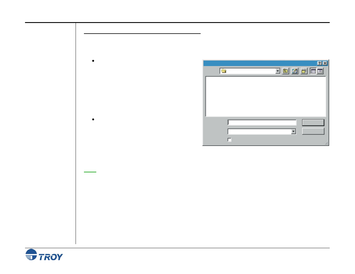 Basic printer utility operations (cont.) | TROY Group MICR_IRD 3005 Security Printing Solutions User’s Guide User Manual | Page 50 / 160