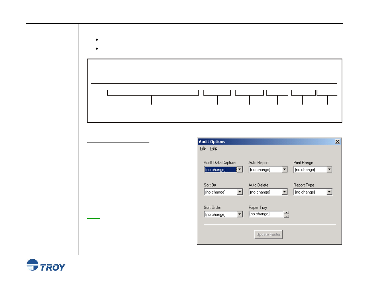 Managing audit reports (cont.), Troy detailed audit report | TROY Group MICR_IRD 3005 Security Printing Solutions User’s Guide User Manual | Page 72 / 160