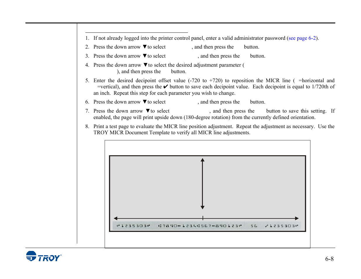 TROY Group MICR_IRD 3015 Security Printing Solutions User’s Guide User Manual | Page 102 / 153