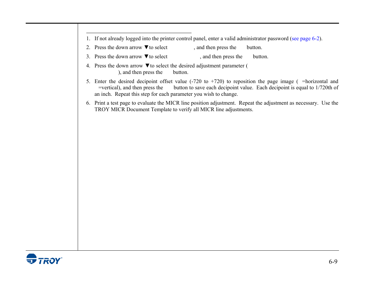 TROY Group MICR_IRD 3015 Security Printing Solutions User’s Guide User Manual | Page 103 / 153