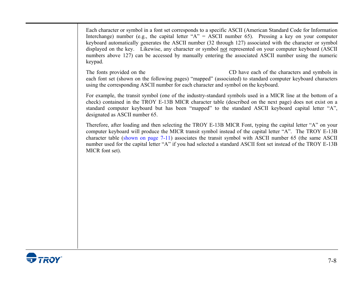 TROY Group MICR_IRD 3015 Security Printing Solutions User’s Guide User Manual | Page 111 / 153