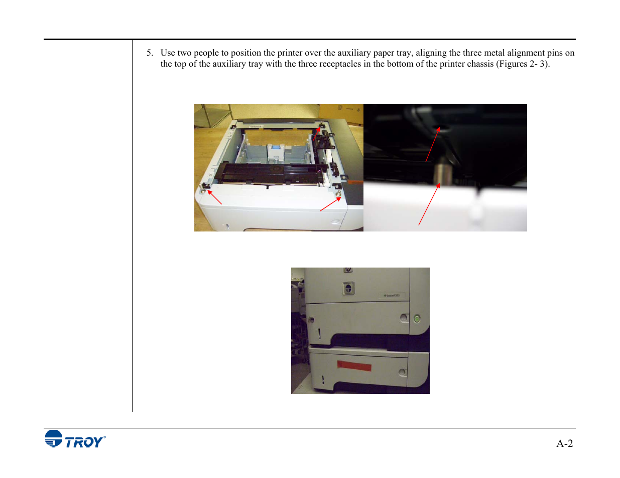 Appendix a duplexer installation | TROY Group MICR_IRD 3015 Security Printing Solutions User’s Guide User Manual | Page 152 / 153