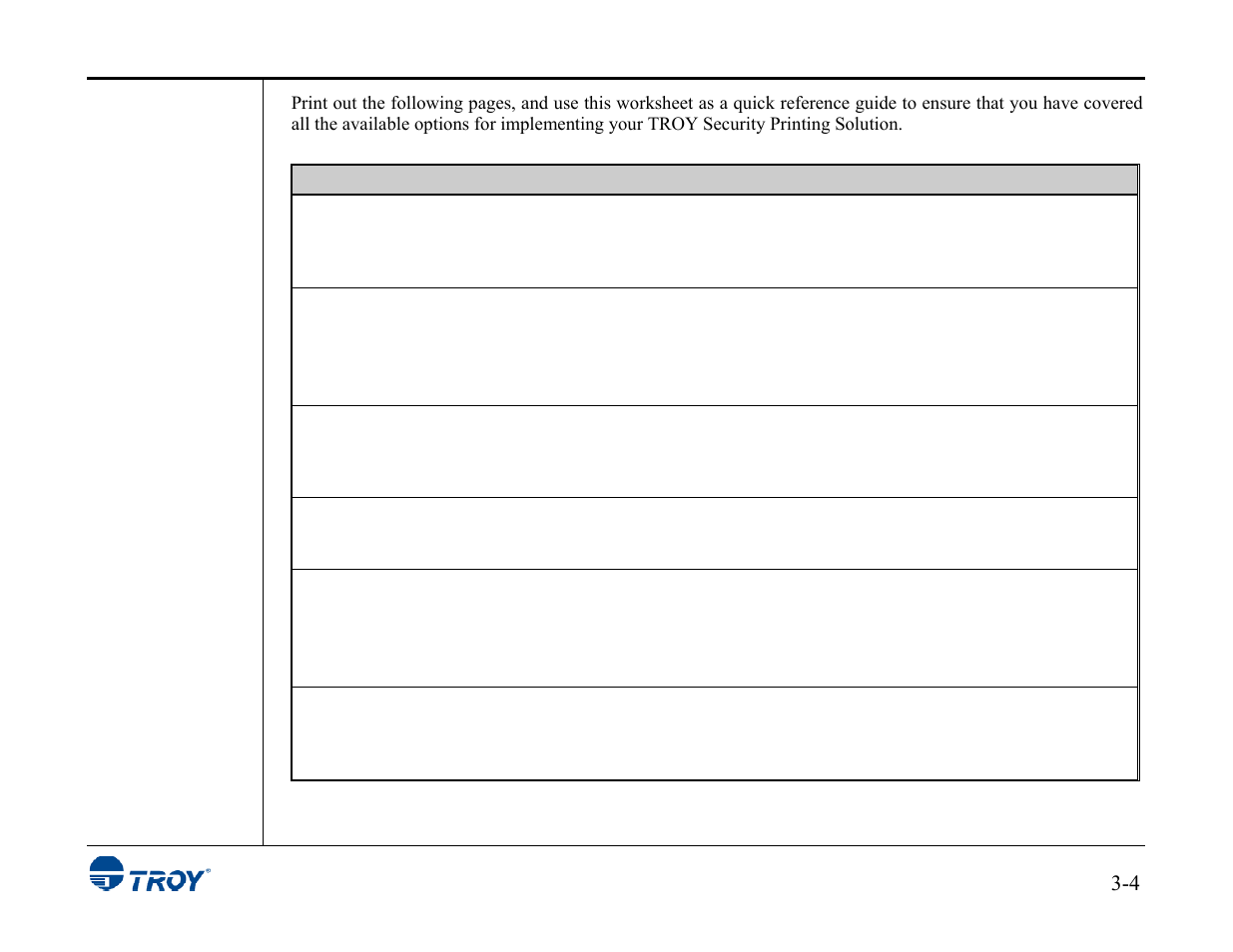 TROY Group MICR_IRD 3015 Security Printing Solutions User’s Guide User Manual | Page 43 / 153