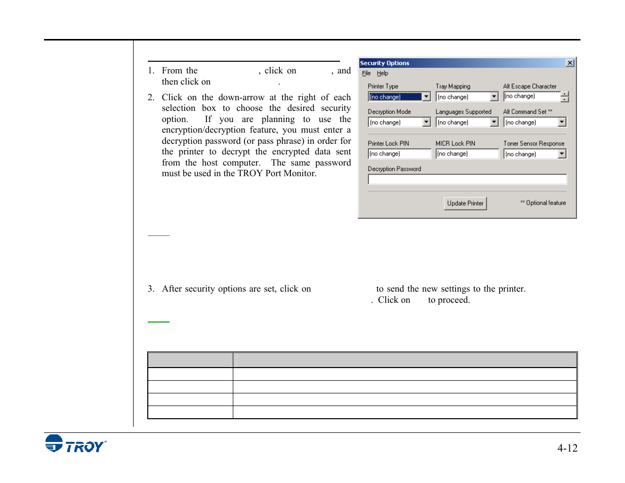 TROY Group MICR_IRD 3015 Security Printing Solutions User’s Guide User Manual | Page 57 / 153