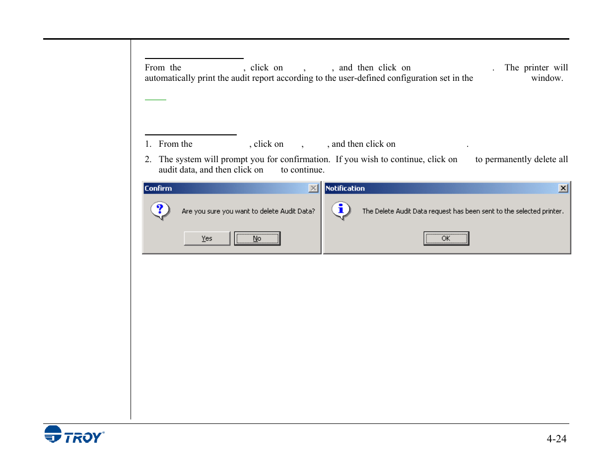 TROY Group MICR_IRD 3015 Security Printing Solutions User’s Guide User Manual | Page 69 / 153