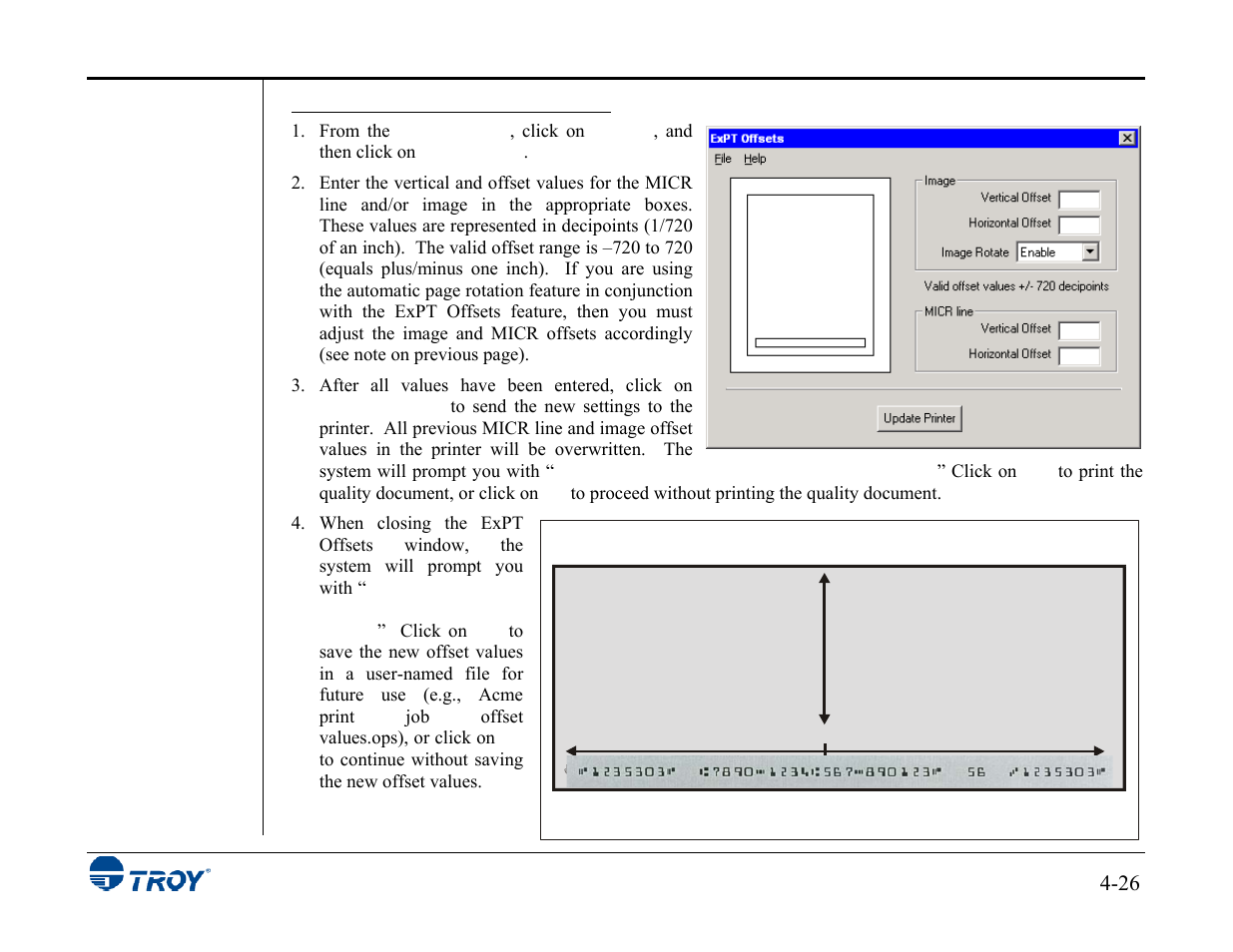 TROY Group MICR_IRD 3015 Security Printing Solutions User’s Guide User Manual | Page 71 / 153