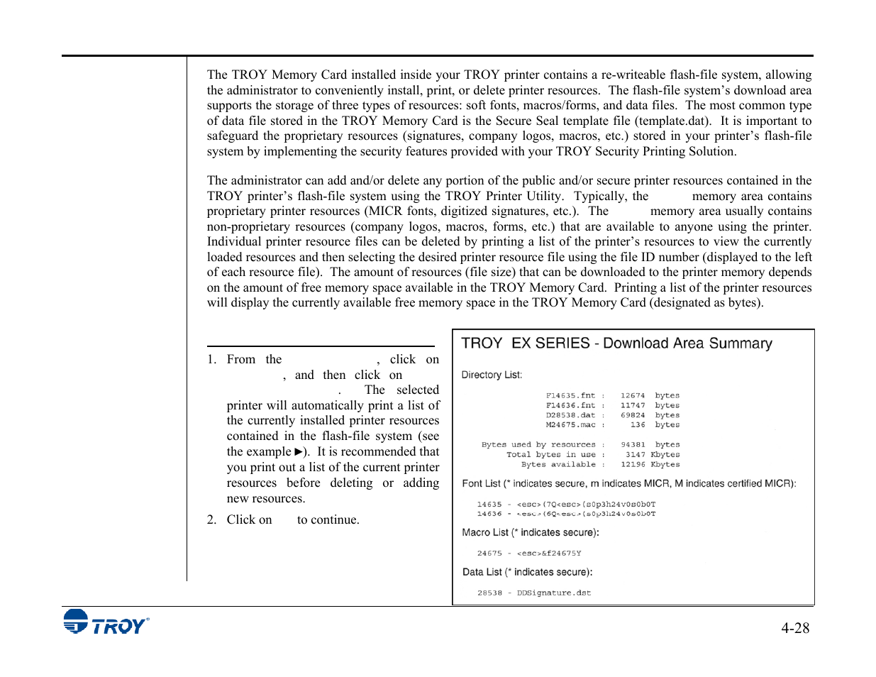 TROY Group MICR_IRD 3015 Security Printing Solutions User’s Guide User Manual | Page 73 / 153