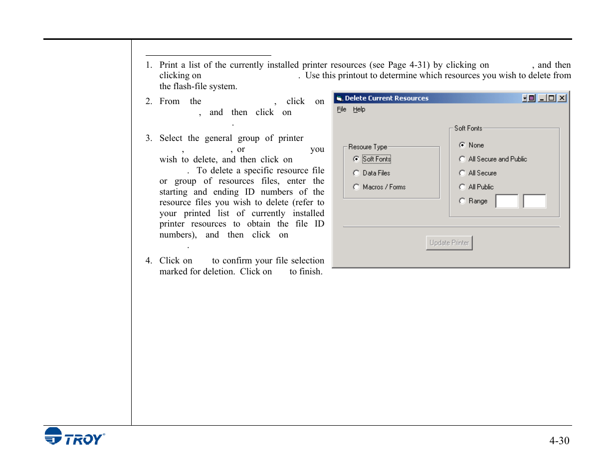 TROY Group MICR_IRD 3015 Security Printing Solutions User’s Guide User Manual | Page 75 / 153