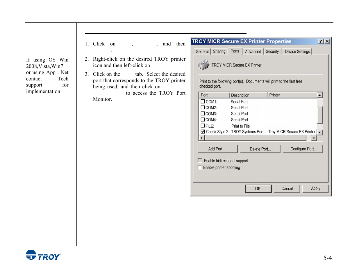TROY Group MICR_IRD 3015 Security Printing Solutions User’s Guide User Manual | Page 90 / 153