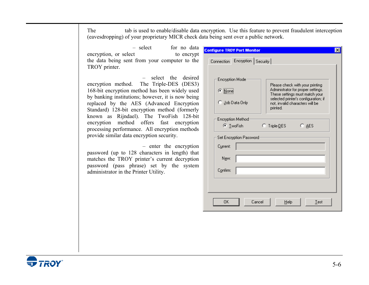 TROY Group MICR_IRD 3015 Security Printing Solutions User’s Guide User Manual | Page 92 / 153