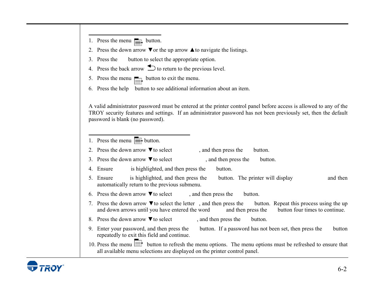 TROY Group MICR_IRD 3015 Security Printing Solutions User’s Guide User Manual | Page 96 / 153