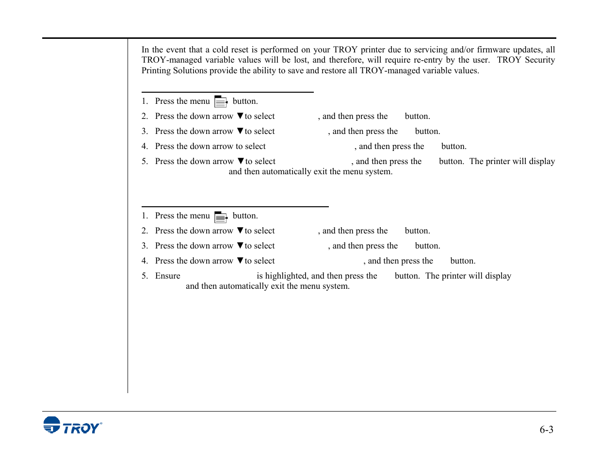 TROY Group MICR_IRD 3015 Security Printing Solutions User’s Guide User Manual | Page 97 / 153