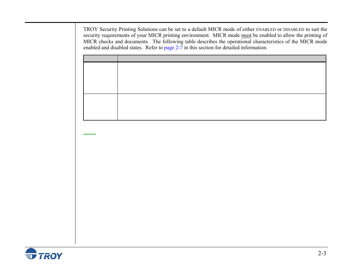 TROY Group MICR_IRD M600 Security Printing Solutions series User’s Guide User Manual | Page 17 / 159