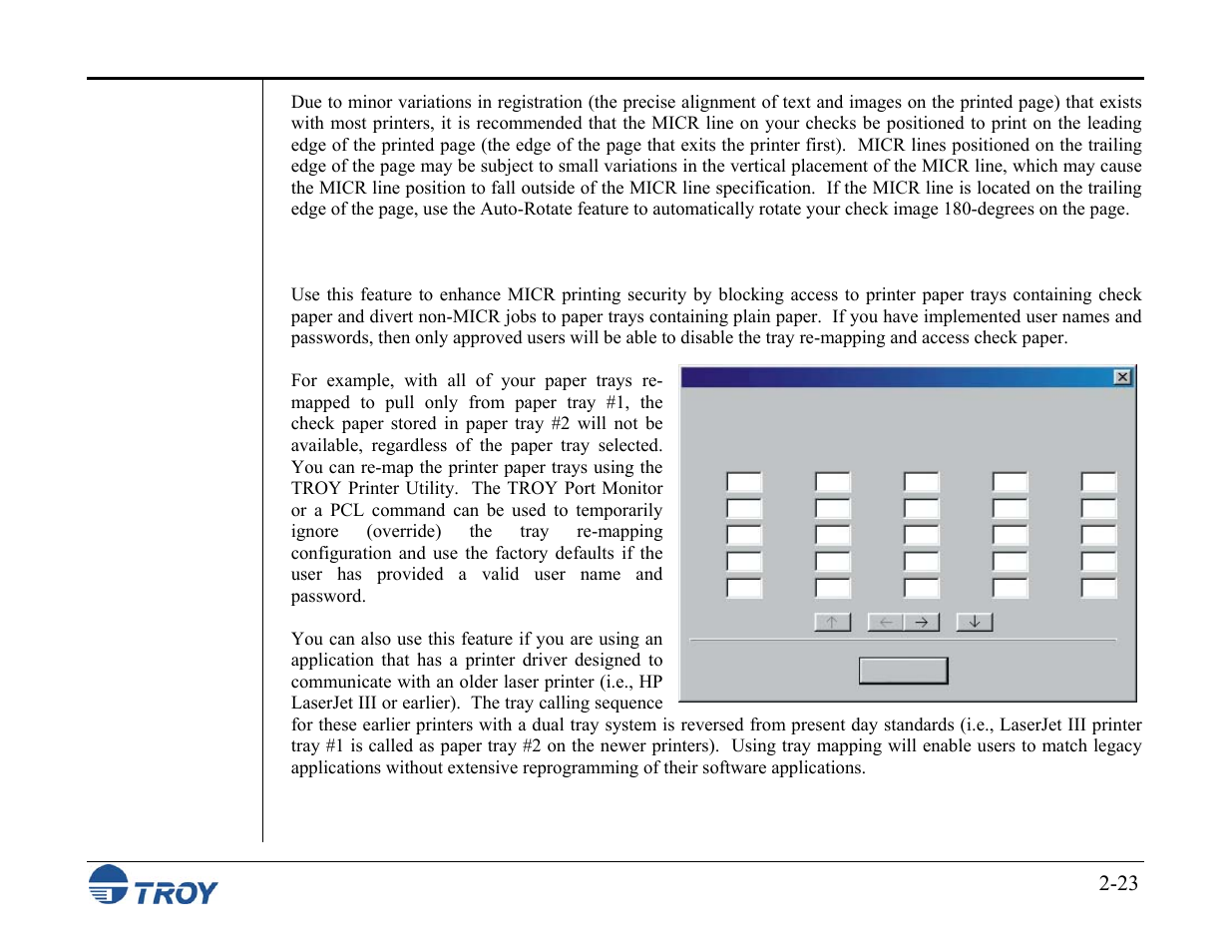 TROY Group MICR_IRD M600 Security Printing Solutions series User’s Guide User Manual | Page 37 / 159