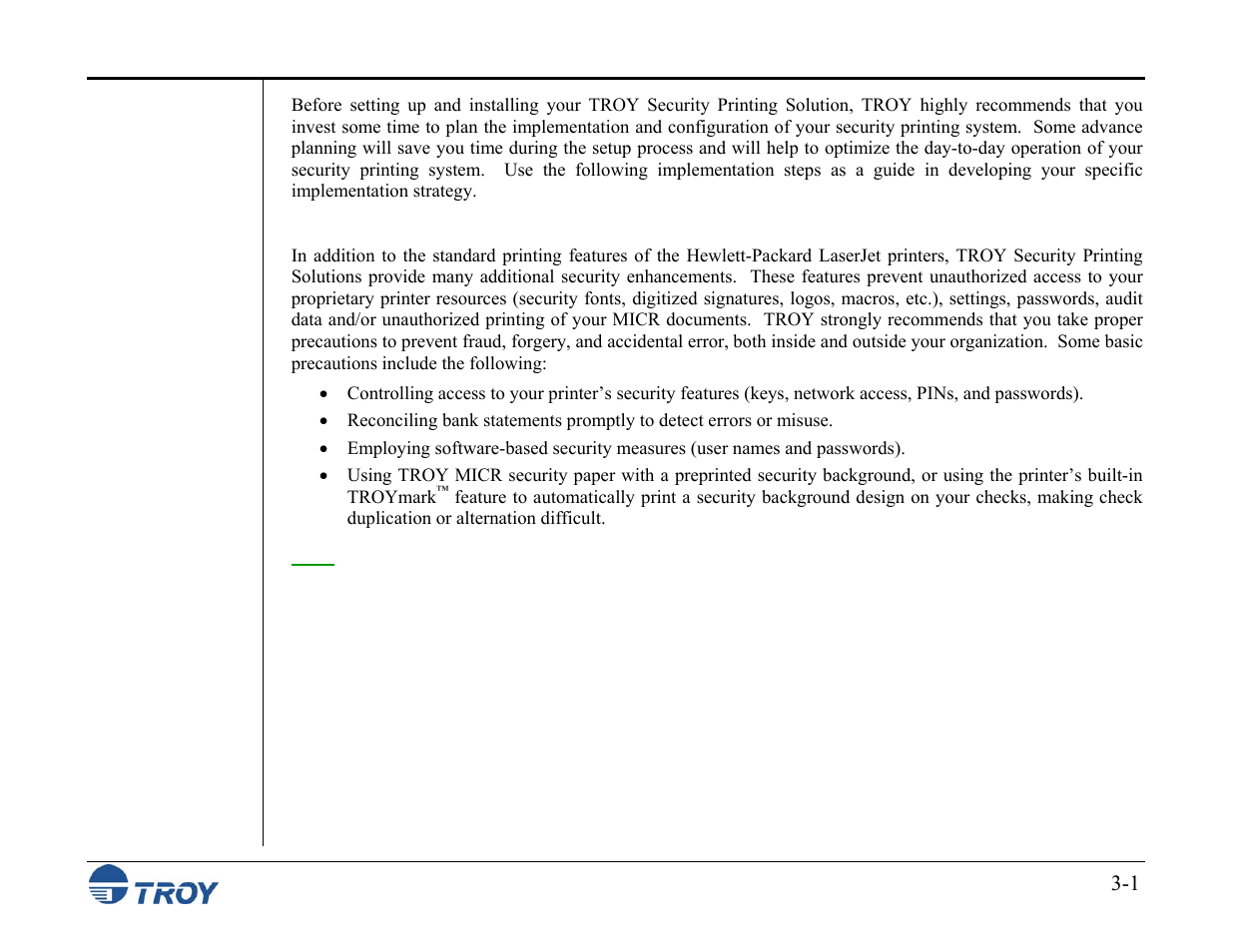 TROY Group MICR_IRD M600 Security Printing Solutions series User’s Guide User Manual | Page 41 / 159