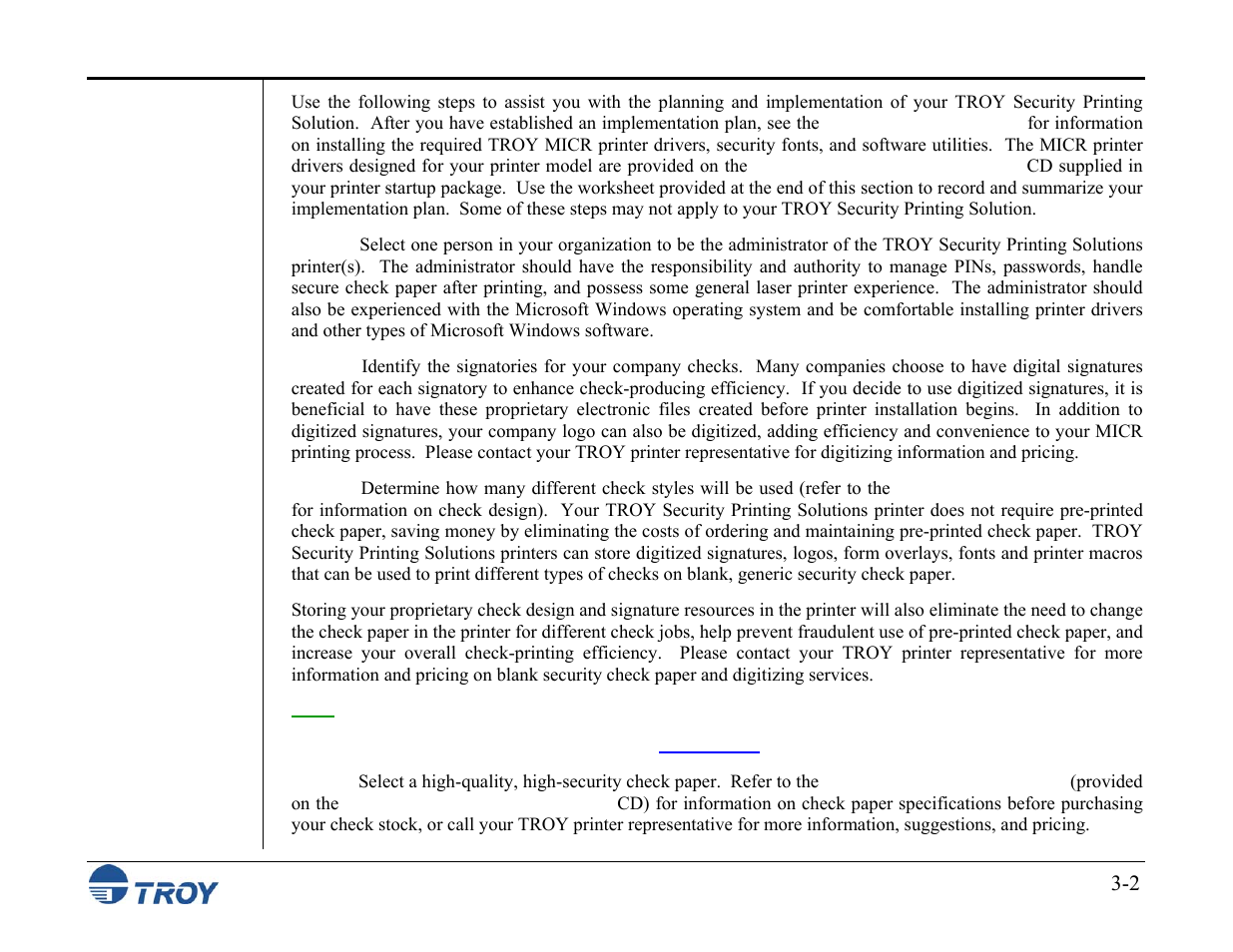 TROY Group MICR_IRD M600 Security Printing Solutions series User’s Guide User Manual | Page 42 / 159