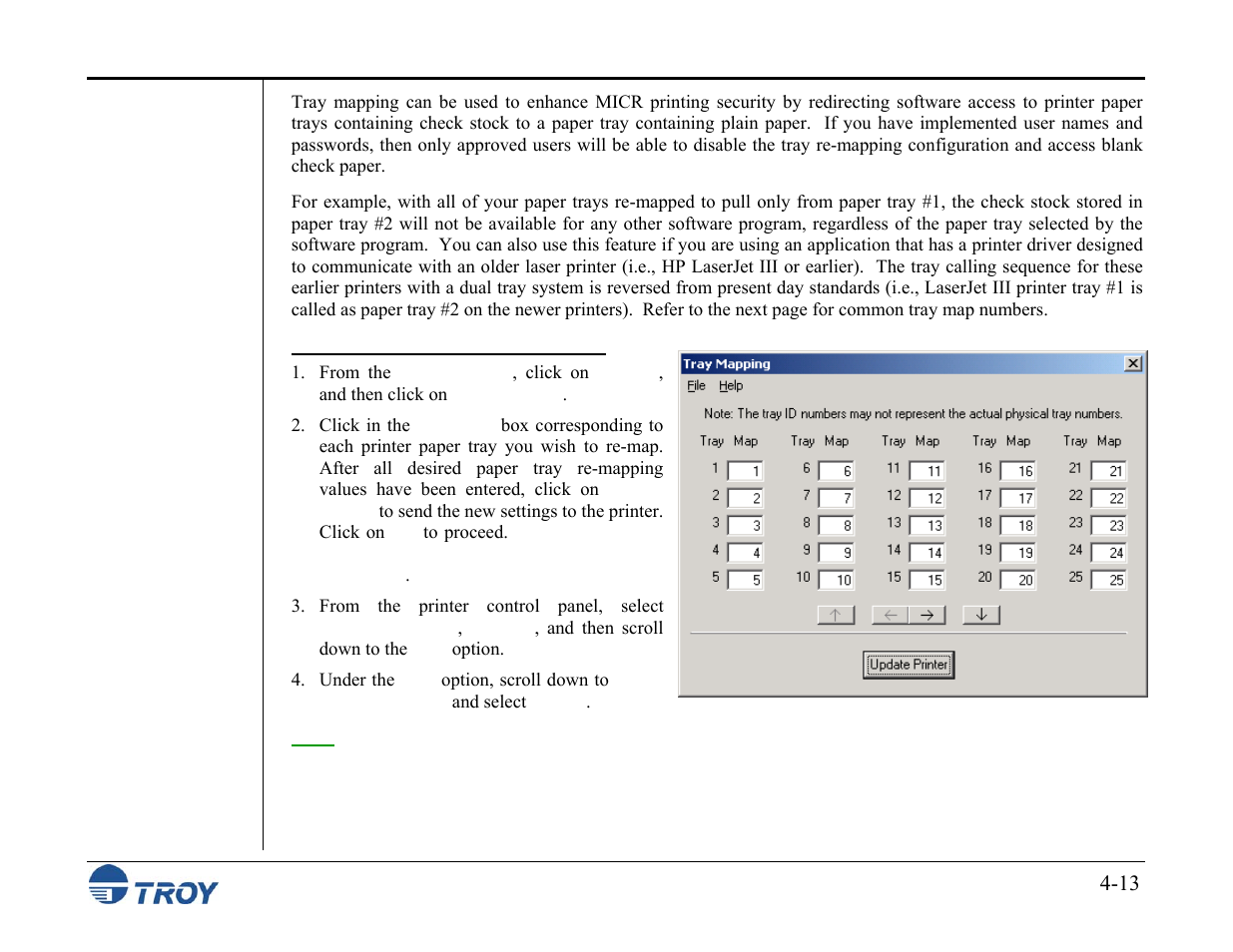 TROY Group MICR_IRD M600 Security Printing Solutions series User’s Guide User Manual | Page 59 / 159