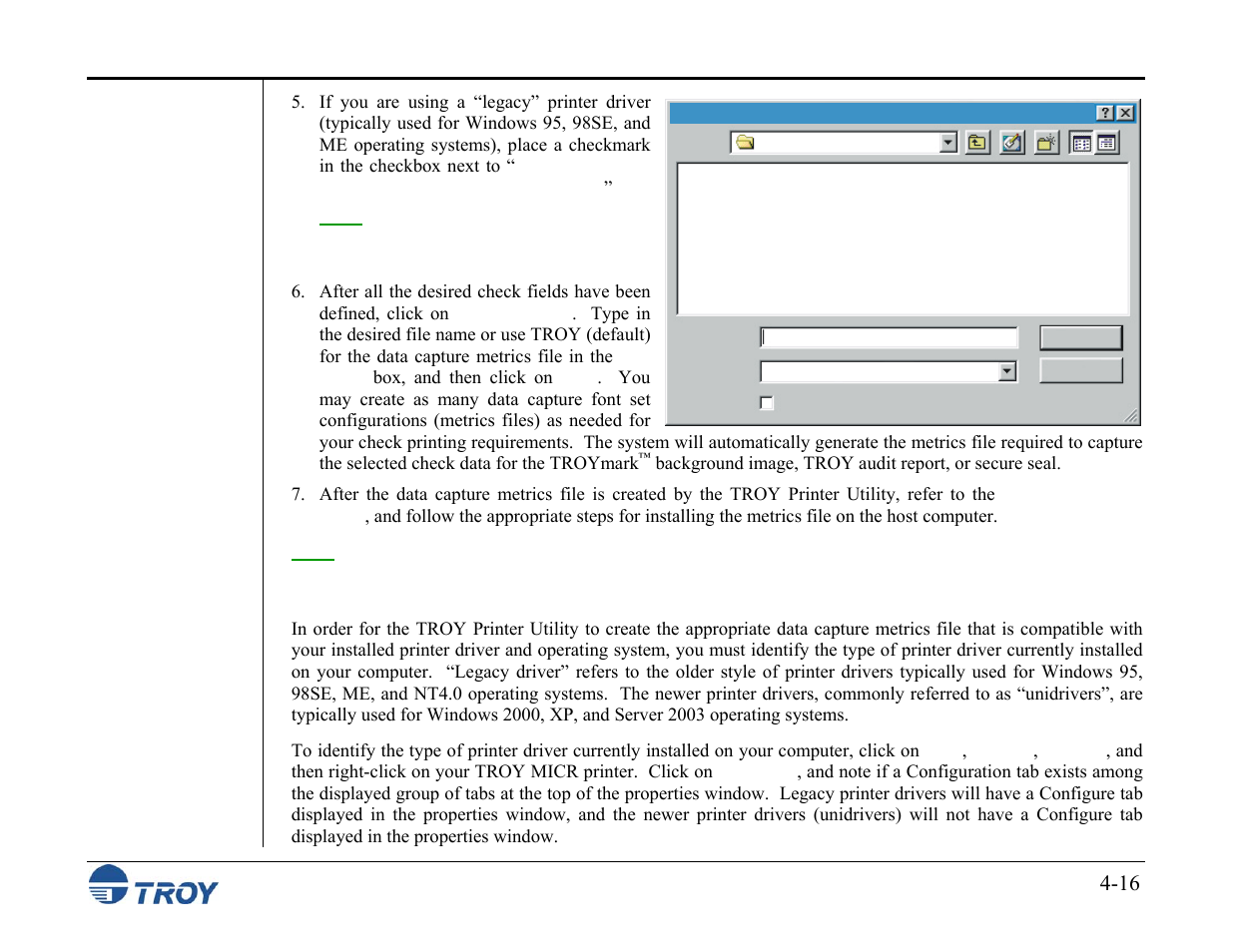 TROY Group MICR_IRD M600 Security Printing Solutions series User’s Guide User Manual | Page 62 / 159