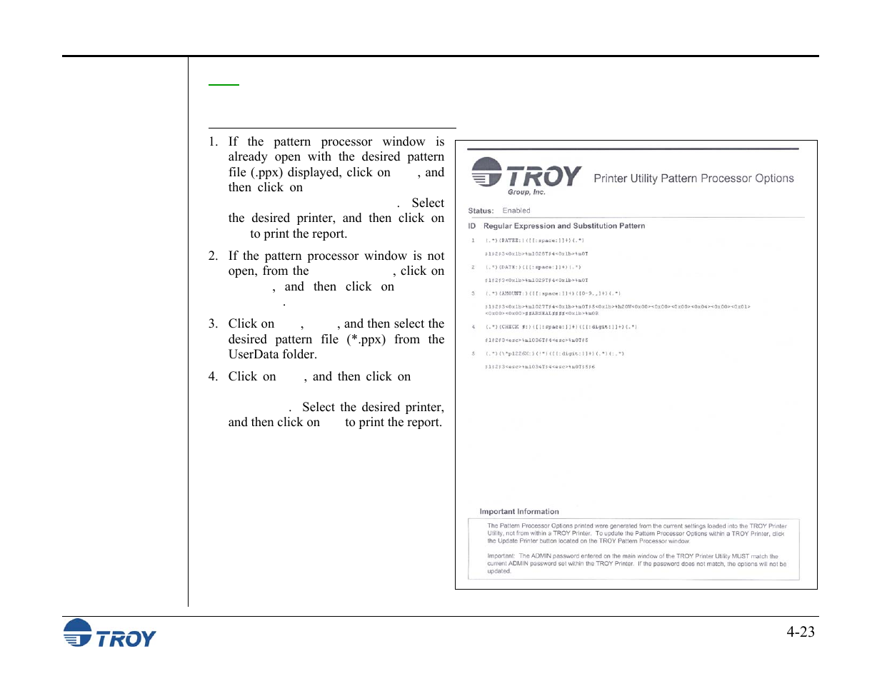 TROY Group MICR_IRD M600 Security Printing Solutions series User’s Guide User Manual | Page 69 / 159