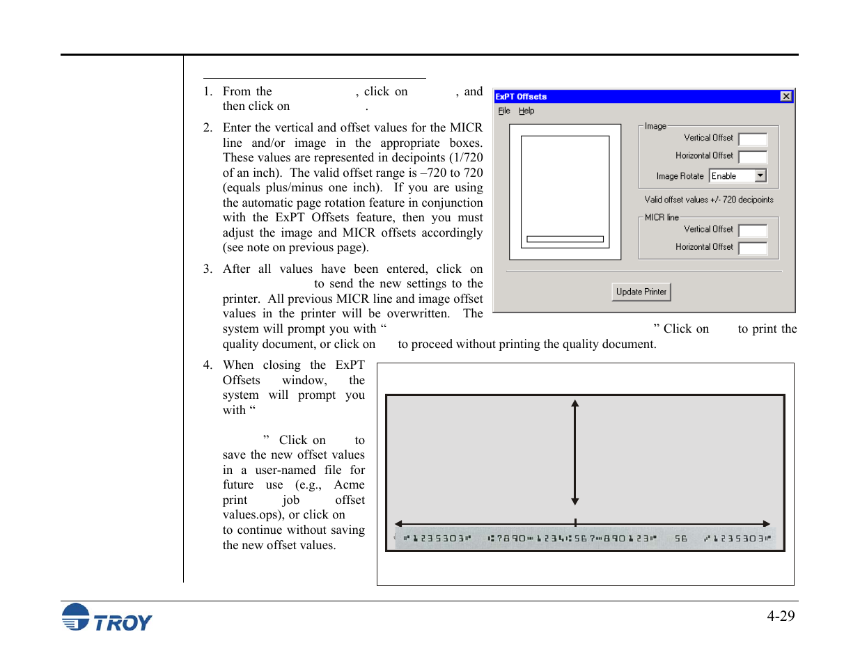 TROY Group MICR_IRD M600 Security Printing Solutions series User’s Guide User Manual | Page 75 / 159