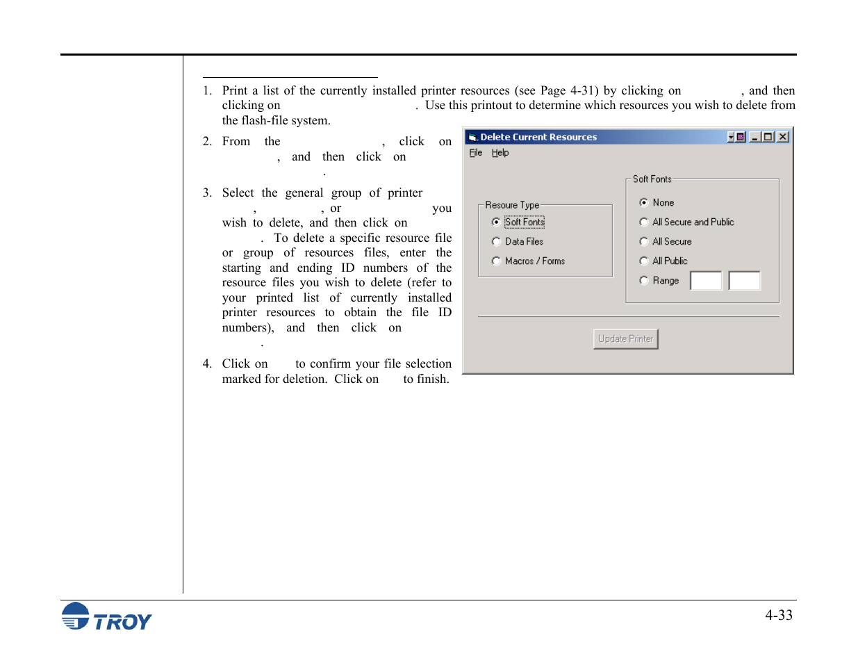 TROY Group MICR_IRD M600 Security Printing Solutions series User’s Guide User Manual | Page 79 / 159