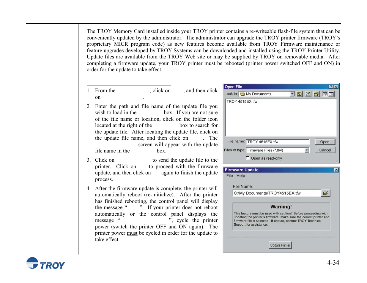 TROY Group MICR_IRD M600 Security Printing Solutions series User’s Guide User Manual | Page 80 / 159