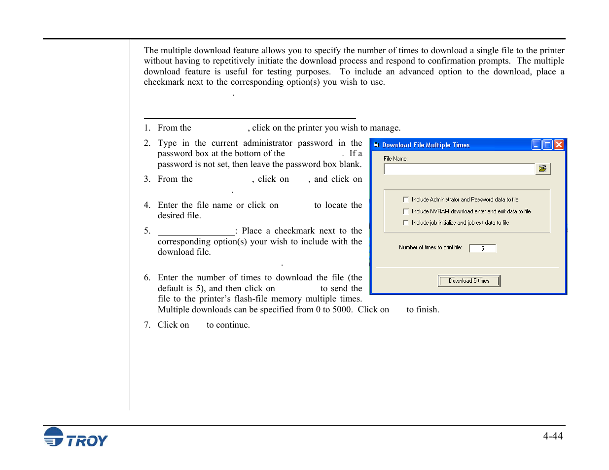 TROY Group MICR_IRD M600 Security Printing Solutions series User’s Guide User Manual | Page 90 / 159