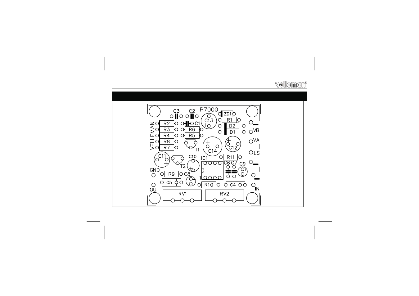 Velleman projects K7000 Assembly instructions User Manual | Page 10 / 12