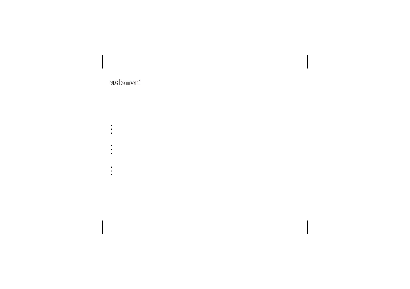 Velleman projects K7000 Assembly instructions User Manual | Page 3 / 12
